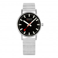 Mondaine Classic 36mm, Silver Stainless Steel watch - A660.30314.16SBW